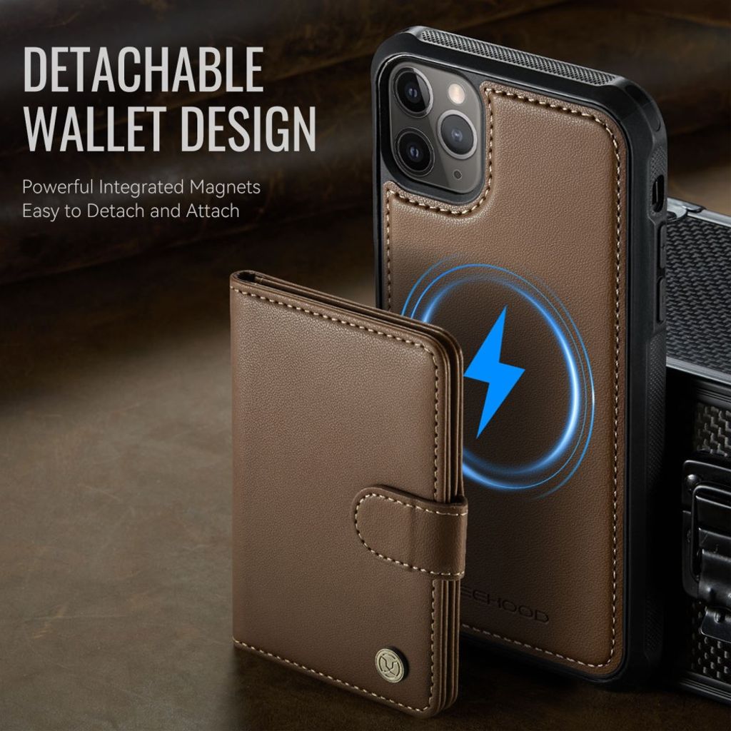 JEEHOOD iPhone 11 Pro Cover med MagSafe - Brun