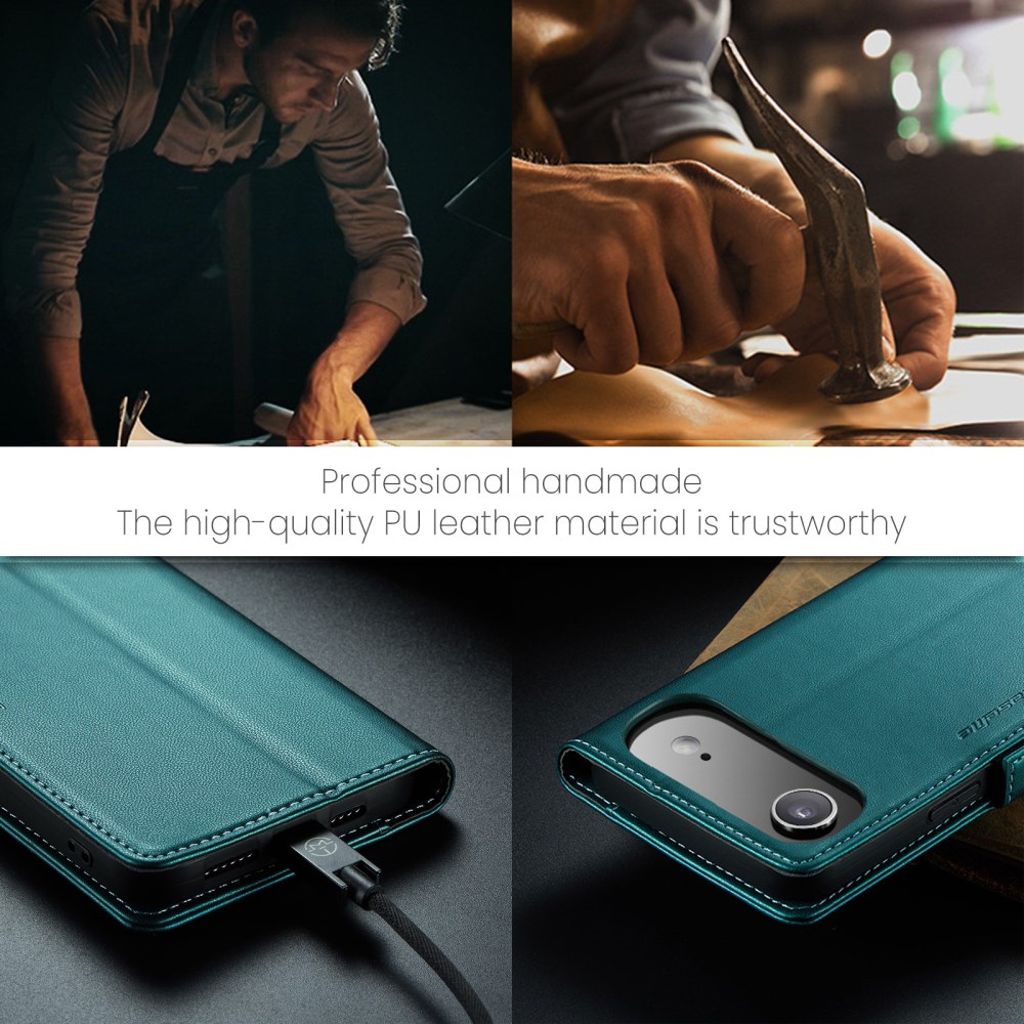 CASEME iPhone Air Etui med Kortplads - Grøn