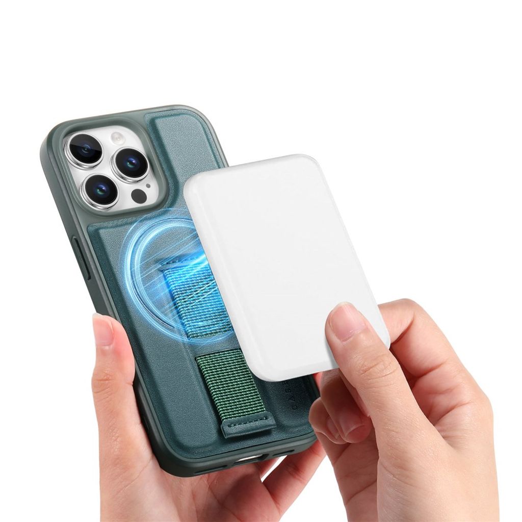 CASENO iPhone 14 Pro MagSafe Cover Håndgreb – Grøn