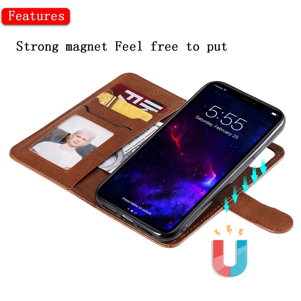 iPhone 11 Kotelo Kantohihna - Ruskea