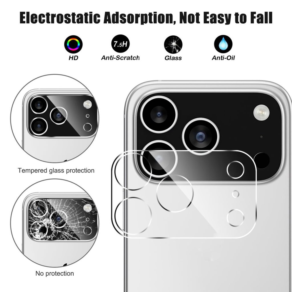iPhone 17 Pro Lens Protector in tempered glass