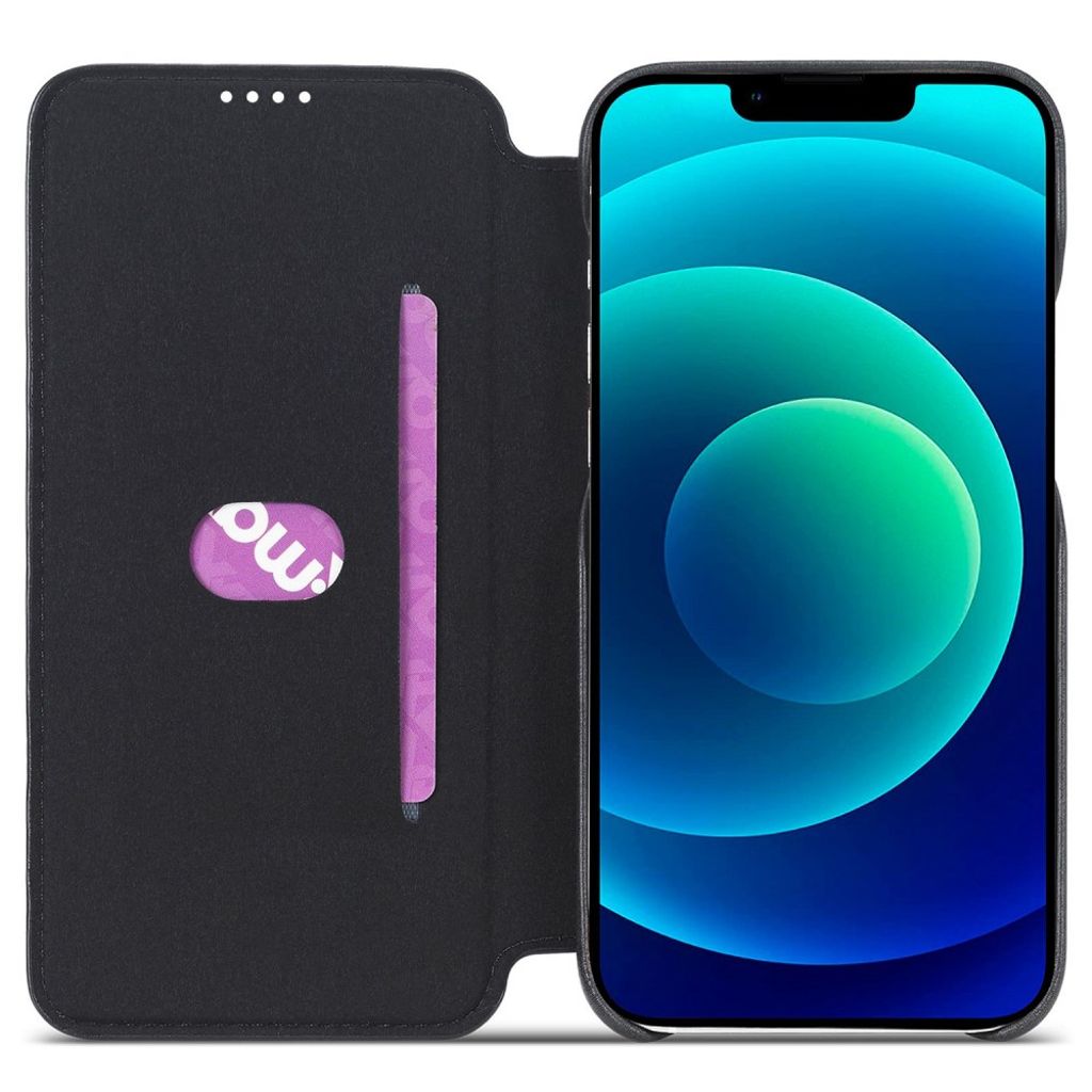 LC.IMEEKE iPhone 14 Pungetui med Stativ og Kortholder - Sort