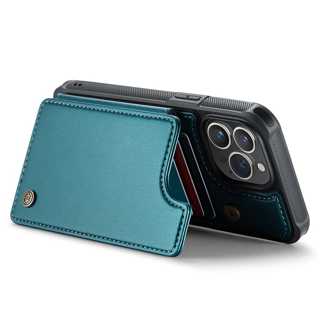 CASEME C22 iPhone 14 Pro Max Wallet Case RFID Blocking - Green