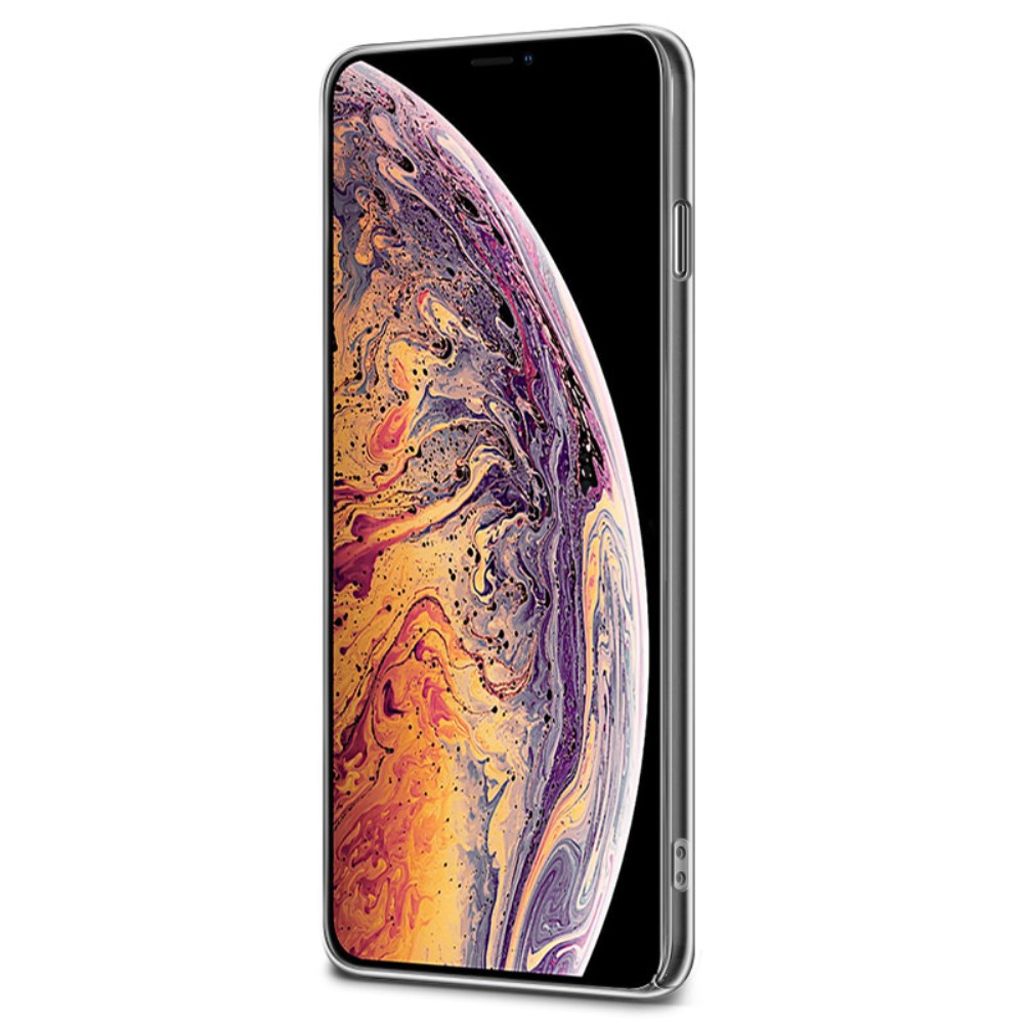 IMAK iPhone XS Max Cover med Skærmbeskyttelse – Gennemsigtig