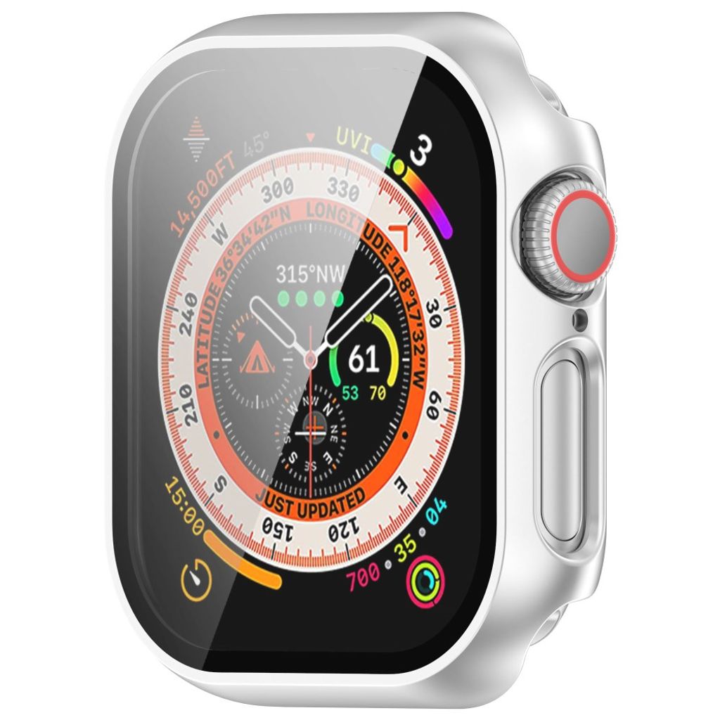 Apple Watch Series 11/10 46 mm deksel med skjermbeskytter – sølv