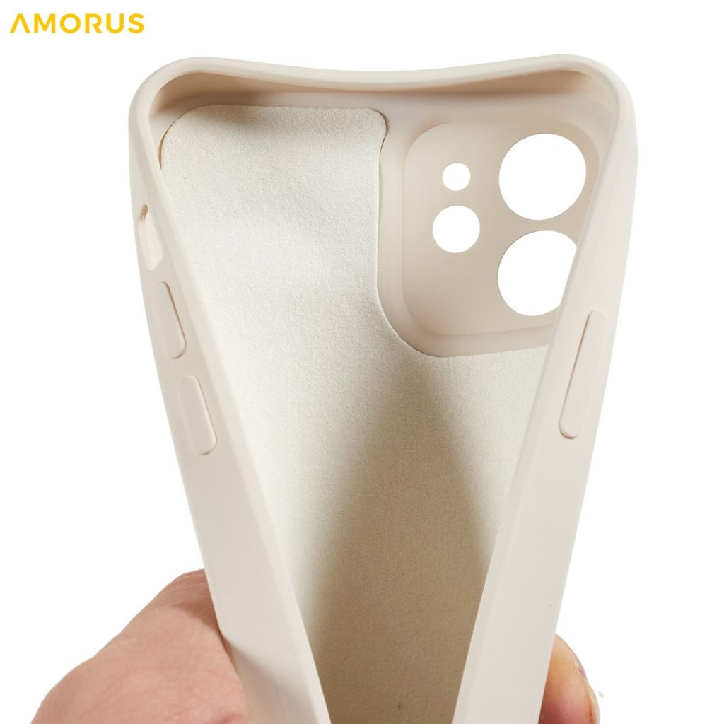 AMORUS iPhone 12 TPU Skal - Vit