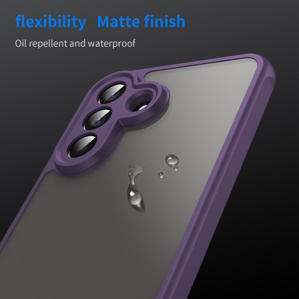 Samsung Galaxy A57 5G Deksel Frostet Gjennomsiktig - Lilla