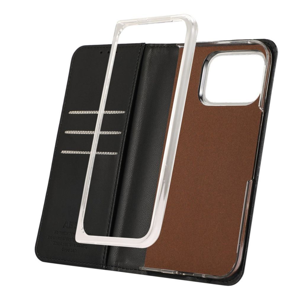ABEEL Google Pixel 11 Pro Fold Plånboksfodral med stativ - Svart