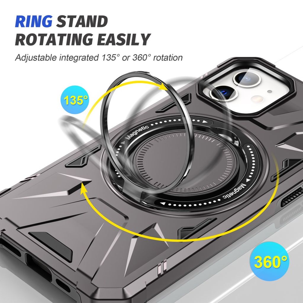 iPhone 11 Skal med Stativ - Grå