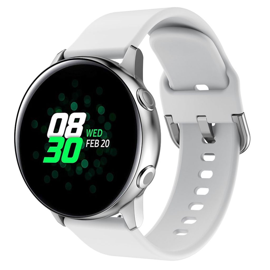 Garmin Vivomove/Forerunner 245/645 etc. Klockarmband Silikon – Vit