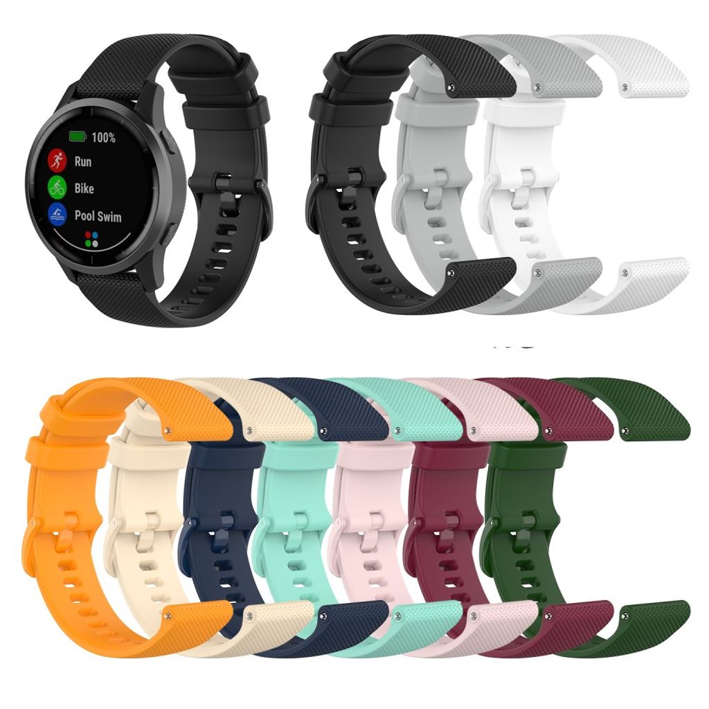 Garmin Forerunner 570/265/Venu 3/2/Vivoactive 4 Urrem - Sort