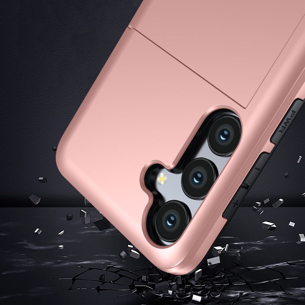 Samsung Galaxy S25 FE Deksel med Kortspor - Rose gull
