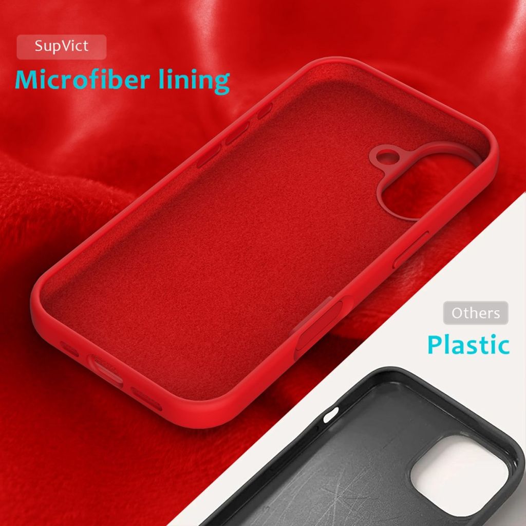 iPhone 17 Silicone Phone Case - Red