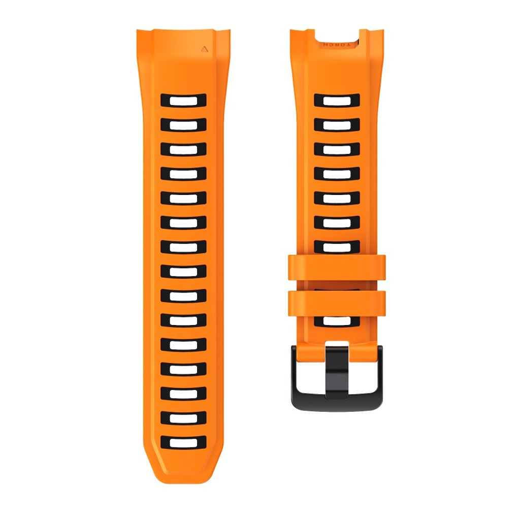 Garmin Instinct 2X Watch Strap Silicone – Orange/Black