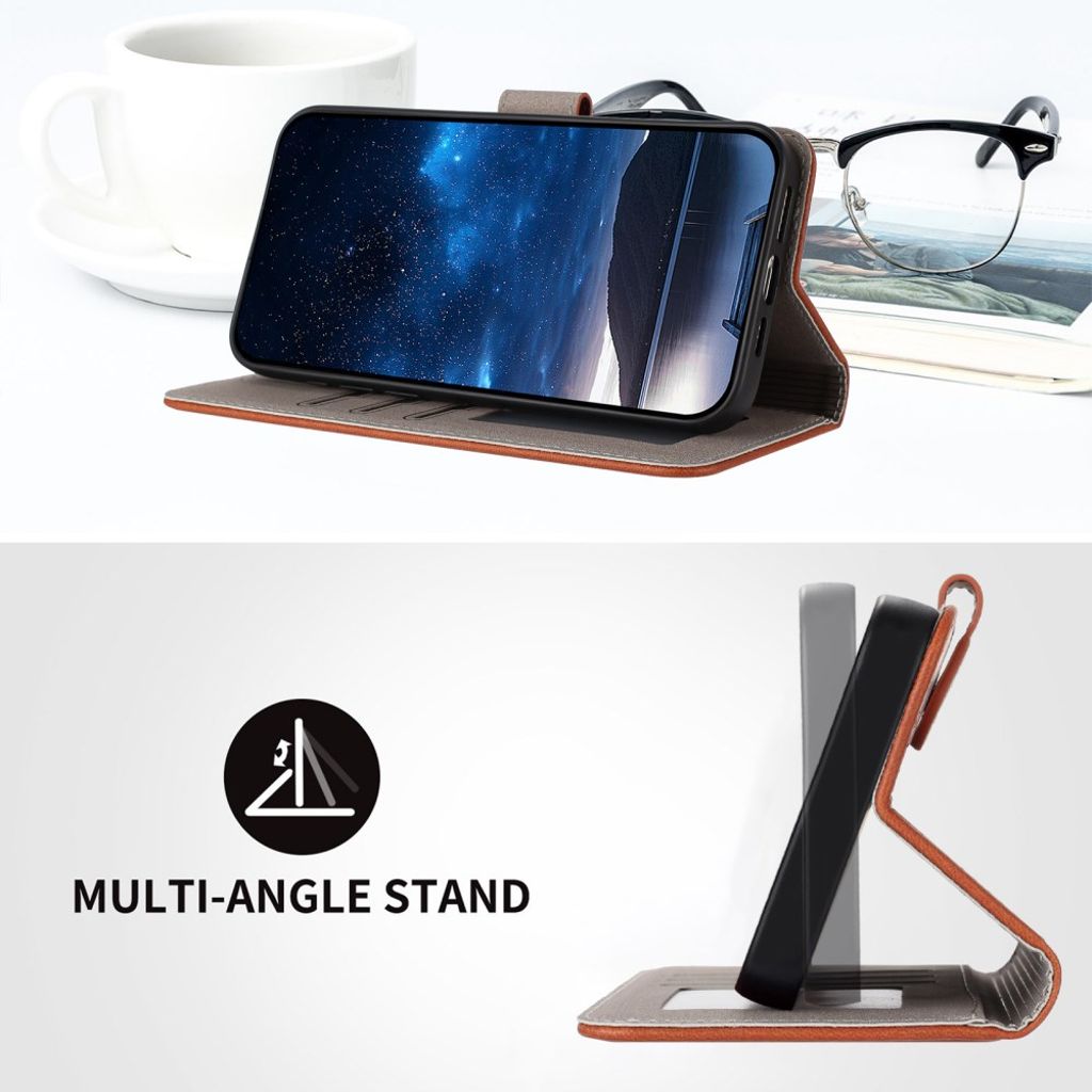 Xiaomi Redmi A5 4G Wallet Cover with Stand – Coffee