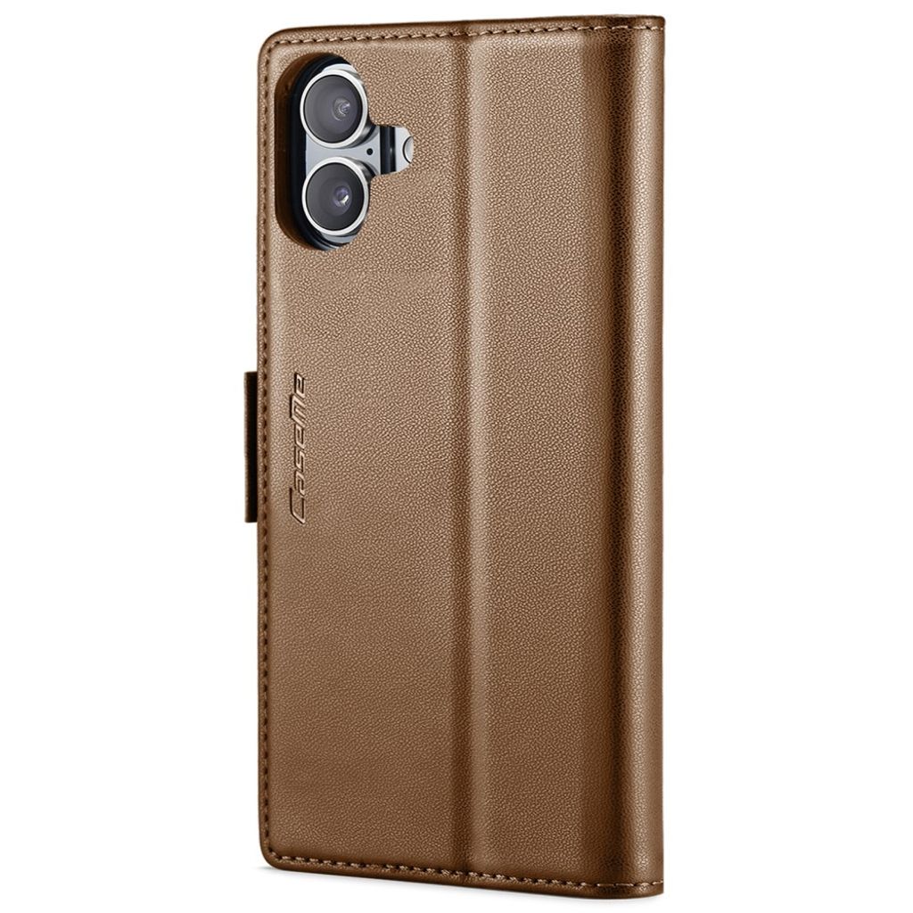 CASEME iPhone 16 Cover with Card Slots - Brown