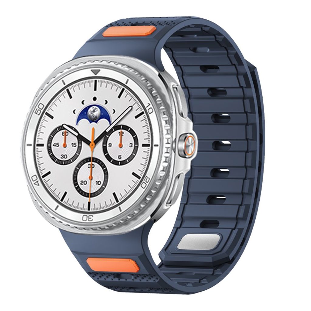 Samsung Galaxy Watch9/9 Classic/8/8 Classic Magnetisk silikon klokkerem - Blå