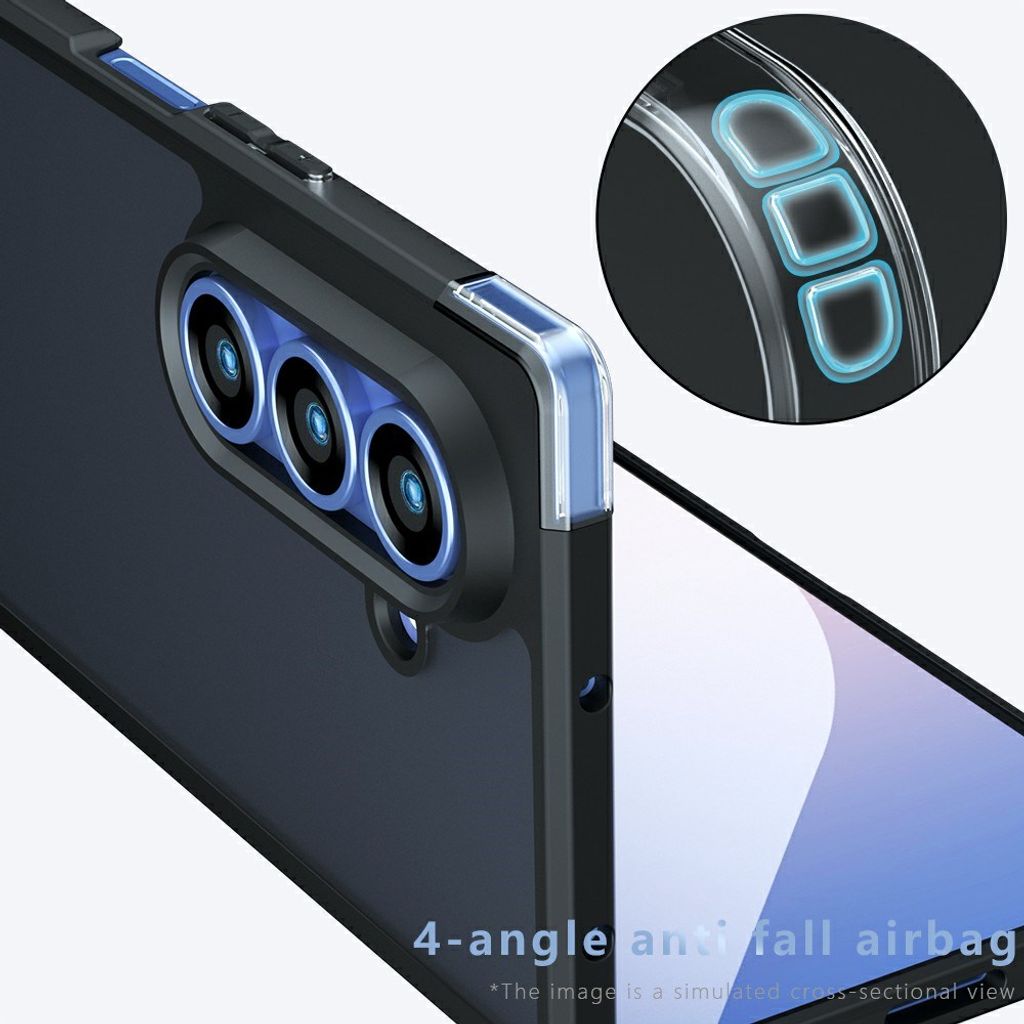 Samsung Galaxy Z Fold8 Ultra Stødsikkert Cover - Gennemsigtig