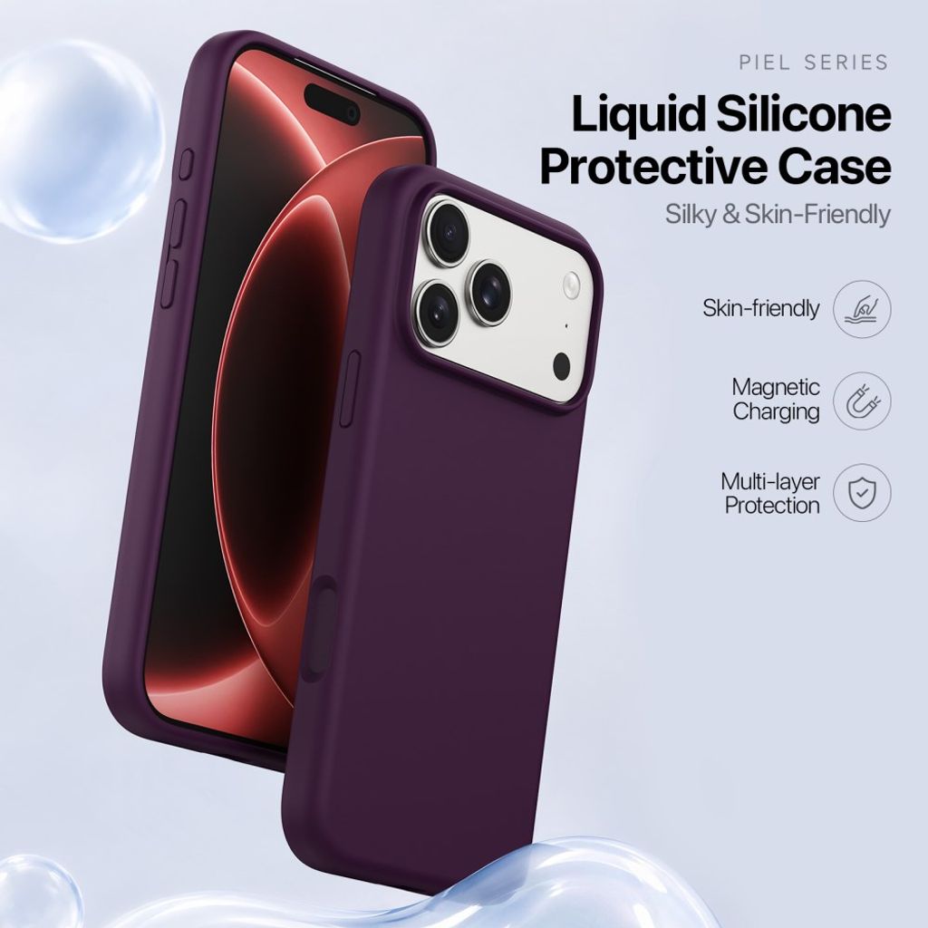 DUX DUCIS iPhone18 Pro Max/17 Pro Max Skal i Silikon - Dark Cherry