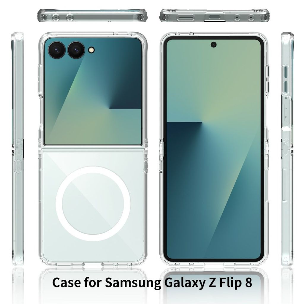 Samsung Galaxy Z Flip8 MagSafe Cover - Gennemsigtig