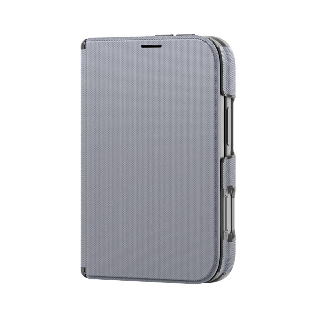 DUX DUCIS iPhone Duo Kotelo korttitaskulla - Harmaa