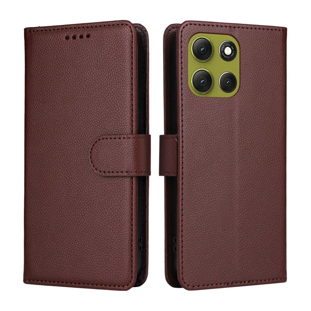 Motorola Moto G86 Power 5G / G86 5G Wallet Cover RFID Blocking – Brown