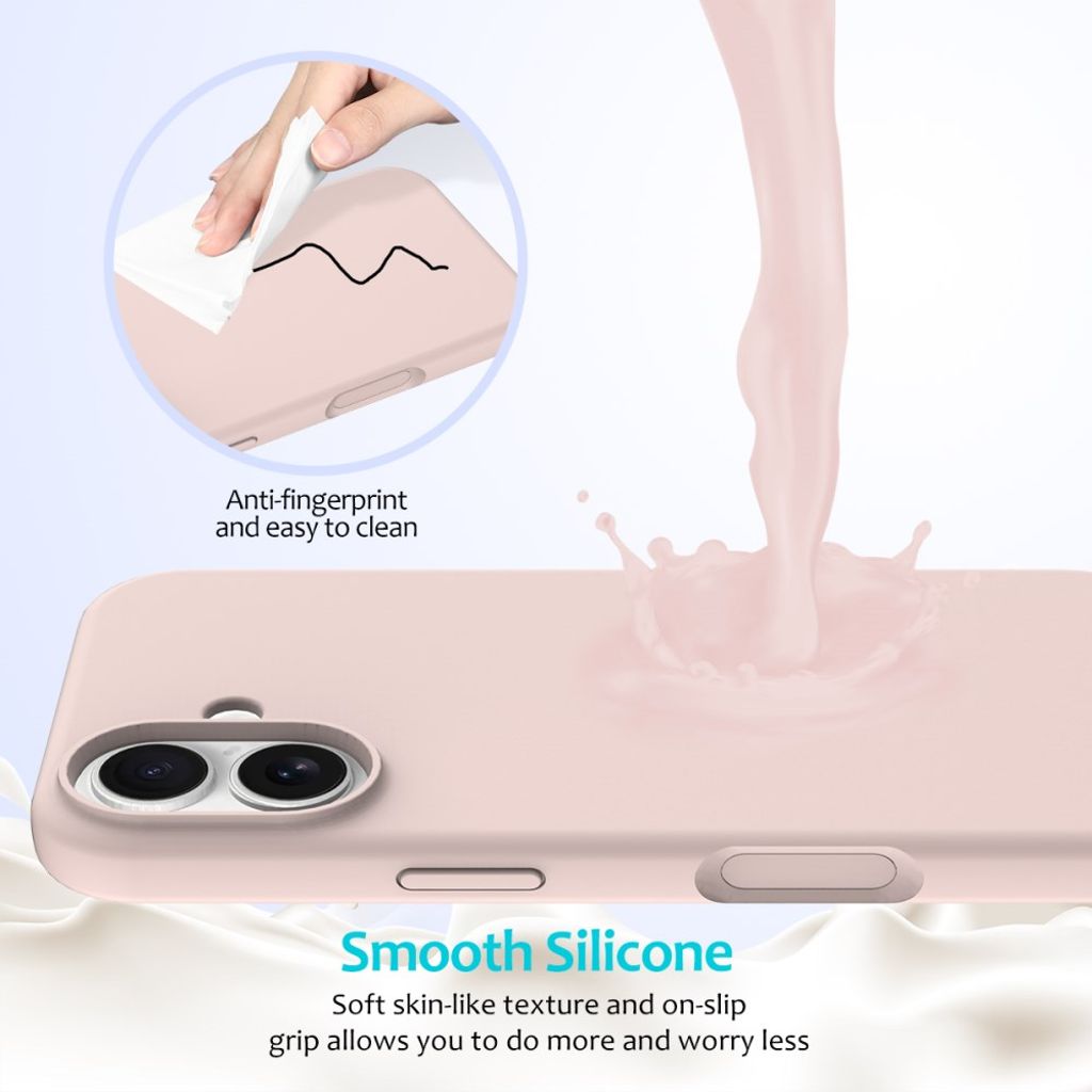iPhone 17 Silicone Phone Case - Pink