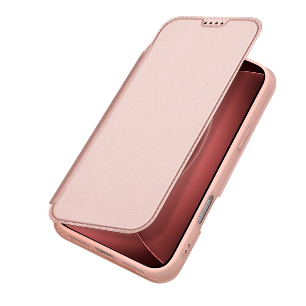 DUX DUCIS iPhone 18 Pro Max / 17 Pro Max Lompakkokotelo PU-nahka - Vaaleanpunainen