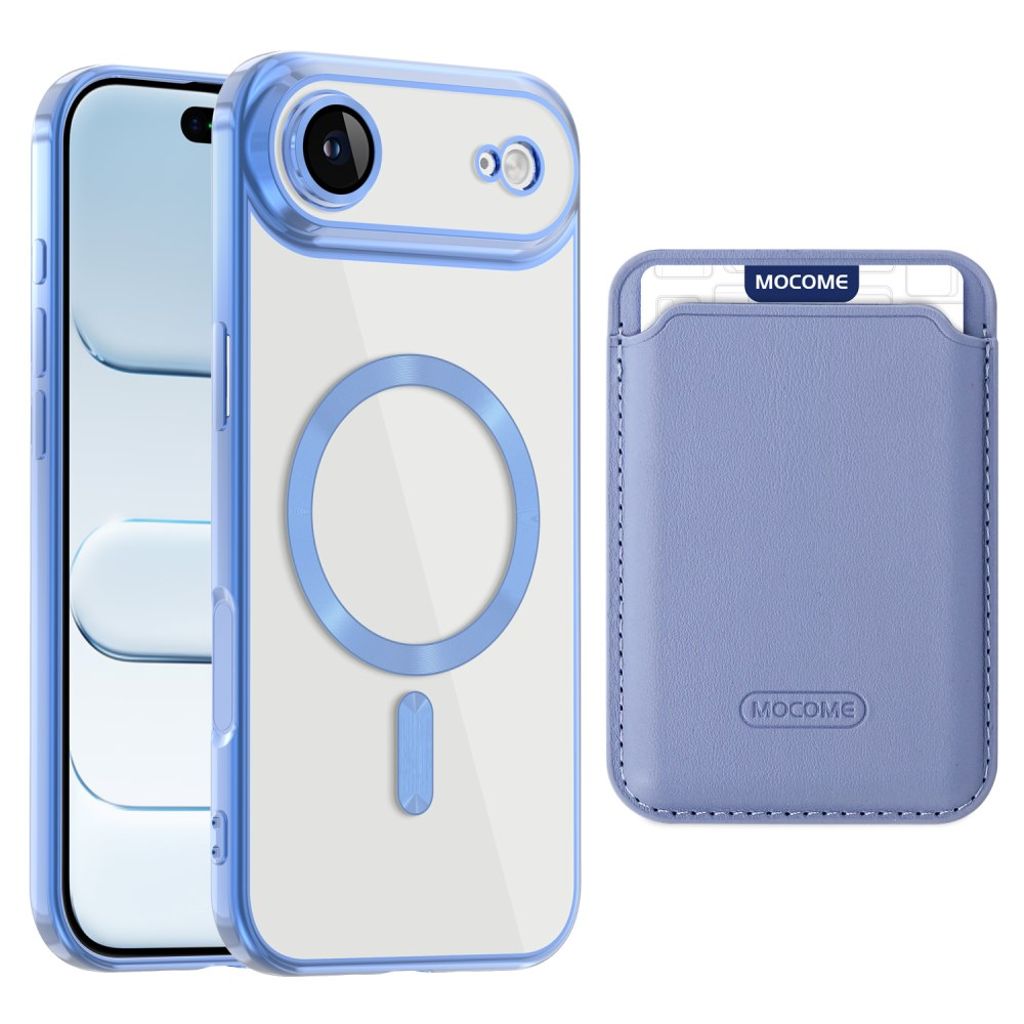 iPhone Air MagSafe lompakkokuori irrotettavalla kortin haltijalla - Sininen