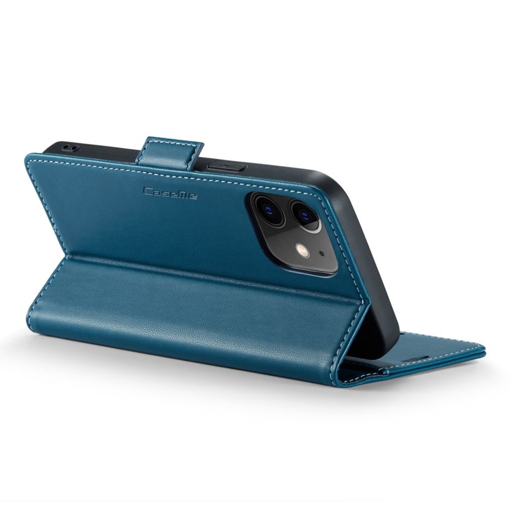 CASEME iPhone 12 Mini Wallet Cover with Stand - Blue