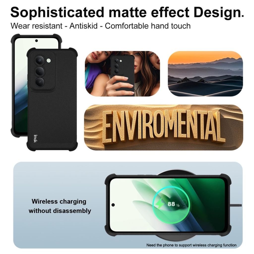 IMAK Xiaomi Redmi 15 / Poco C85 4G TPU Case - Black