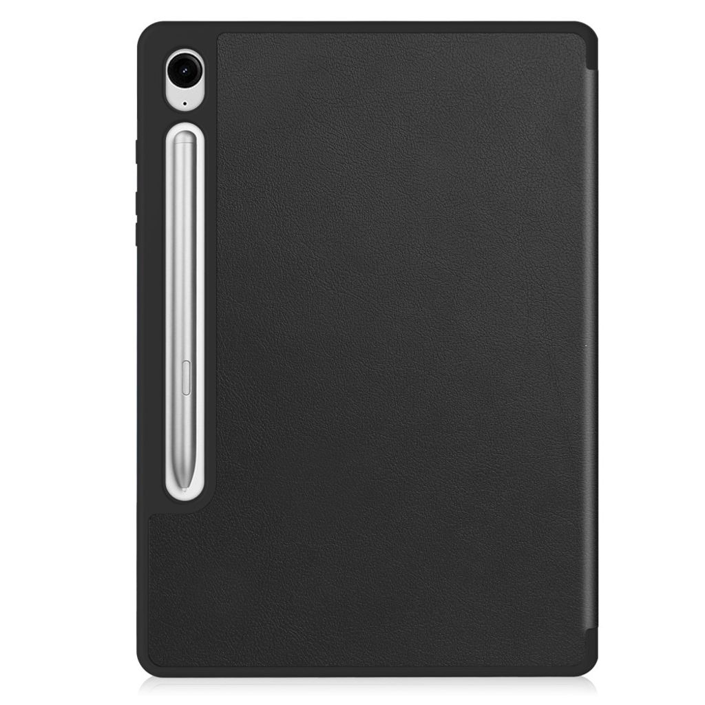 Samsung Galaxy Tab S10 Lite Etui med Stativ og Pennespor - Svart