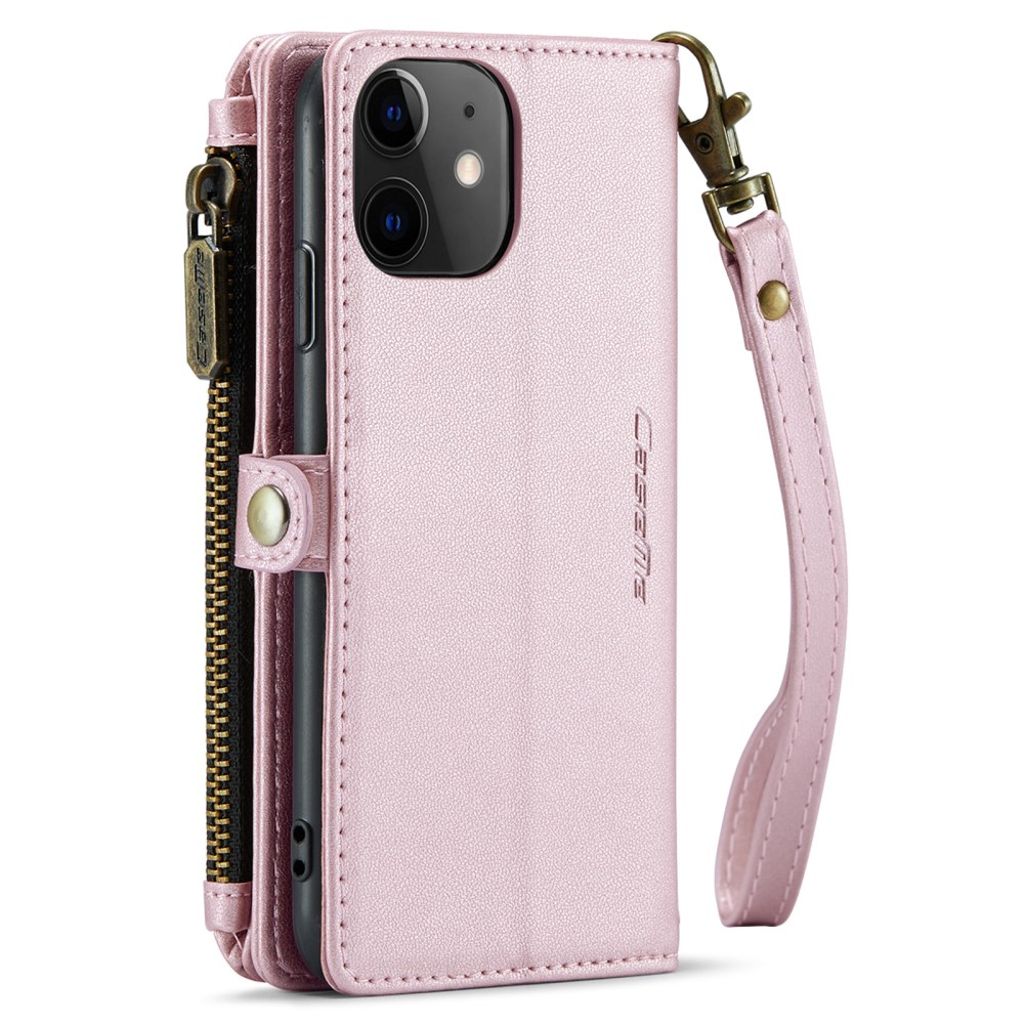 CASEME iPhone 11 Kotelo 10 Korttipaikka - Vaaleanpunainen
