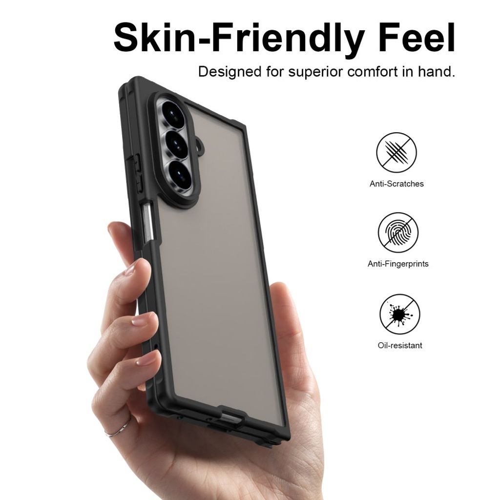 Samsung Galaxy Z Fold8 Ultra Matteret Cover - Sort