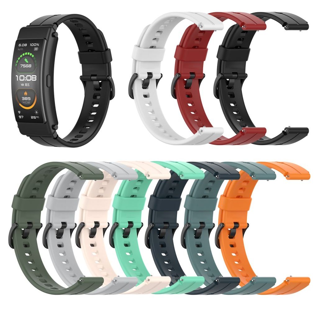 Huawei TalkBand B3/B6 Urrem Silikone – Sort