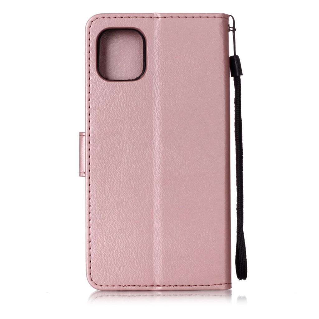 iPhone 11 Plånboksfodral med Bärrem - Roséguld