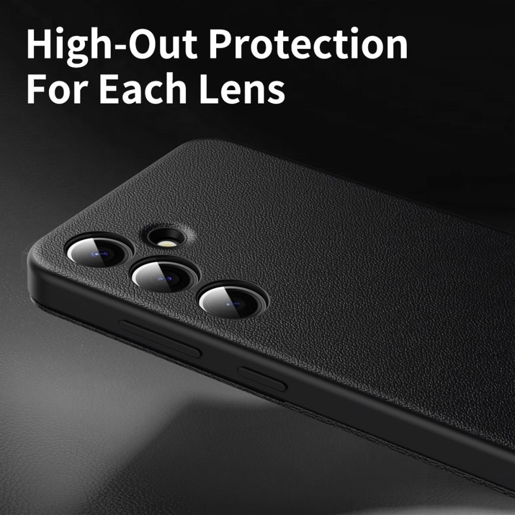 Samsung Galaxy S25 etui med visningsvindu og kortholder – svart