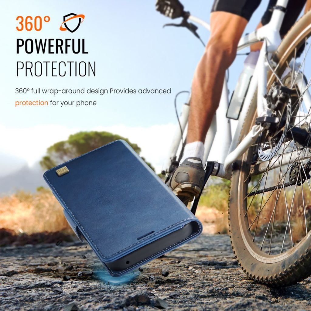 AUTSPACEA11 Google Pixel 11 Pro XL LommebokCover RFID blokkering - Blå