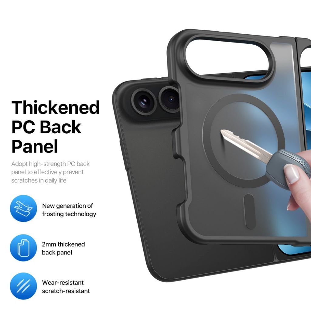 DUX DUCIS iPhone Fold MagSafe Kompatibel Case – Sort
