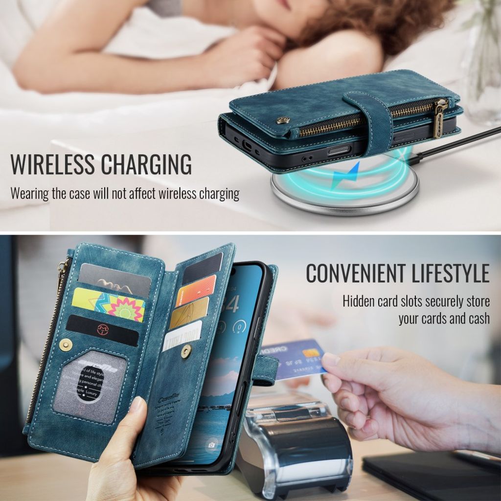 CASEME iPhone Air Etui med Stativ - Blå