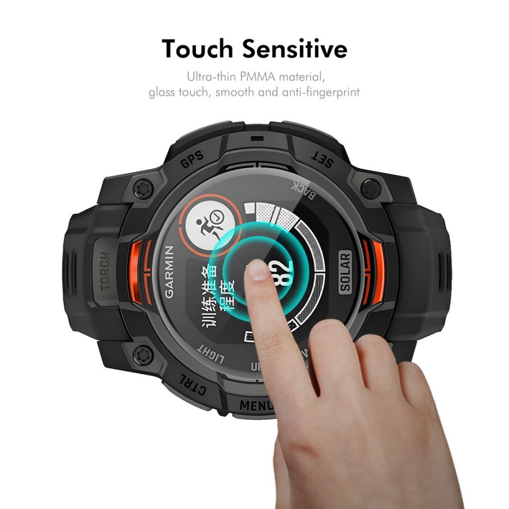 ENKAY HAT PRINCE Garmin Instinct 3 45mm Screen Protector, 3D - Transparent