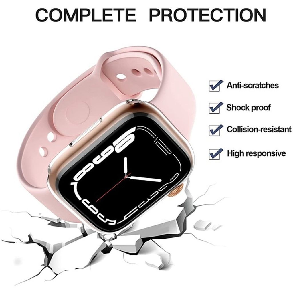 Apple Watch 12 46mm Ultratynt deksel - Gjennomsiktig