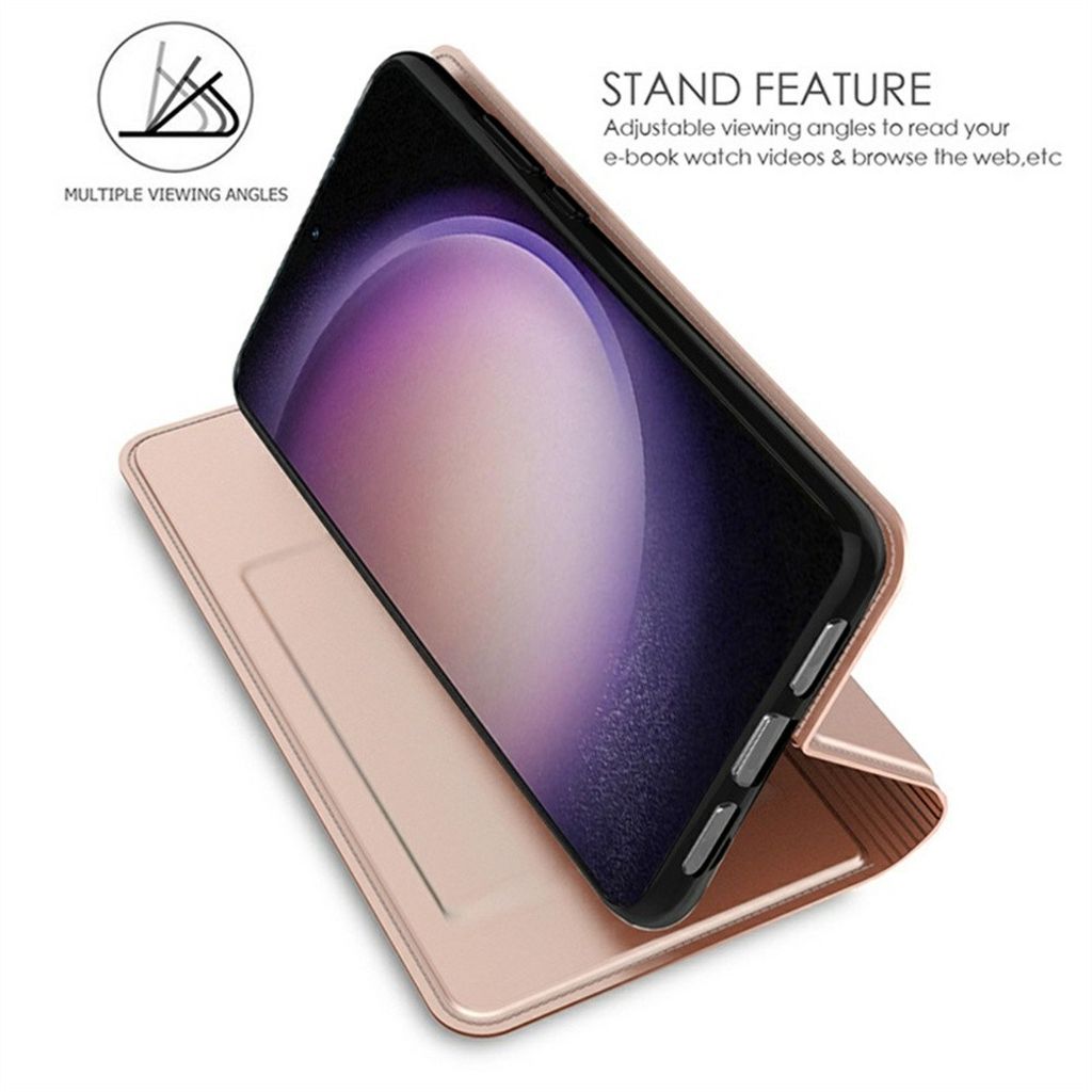 Samsung Galaxy A17 5G Etui med Stativ - Rose gull