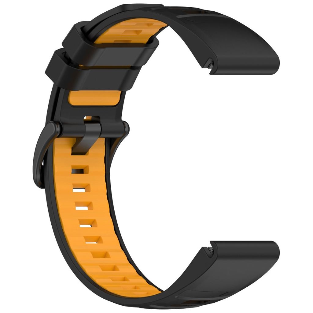 Garmin Fenix 8 43mm etc. Watch Strap - Black, Orange