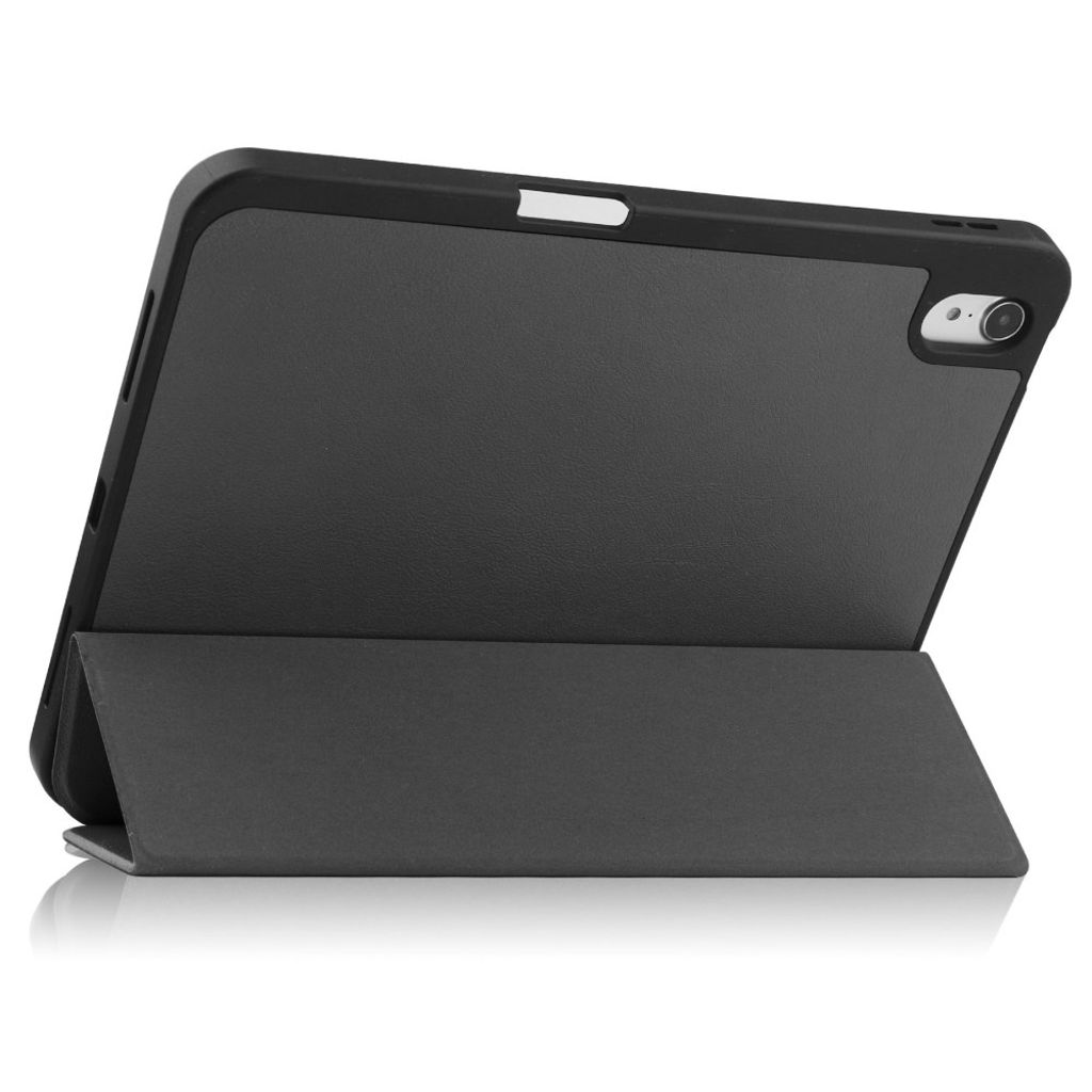 iPad A16 11" 2025 / 10th Gen 10.9" 2022 Tri-Fold Fodral med Pennfack – Svart
