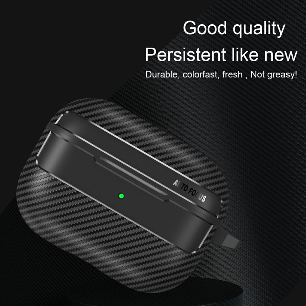 Apple AirPods Pro 3 Cover med Krog - Gennemsigtig