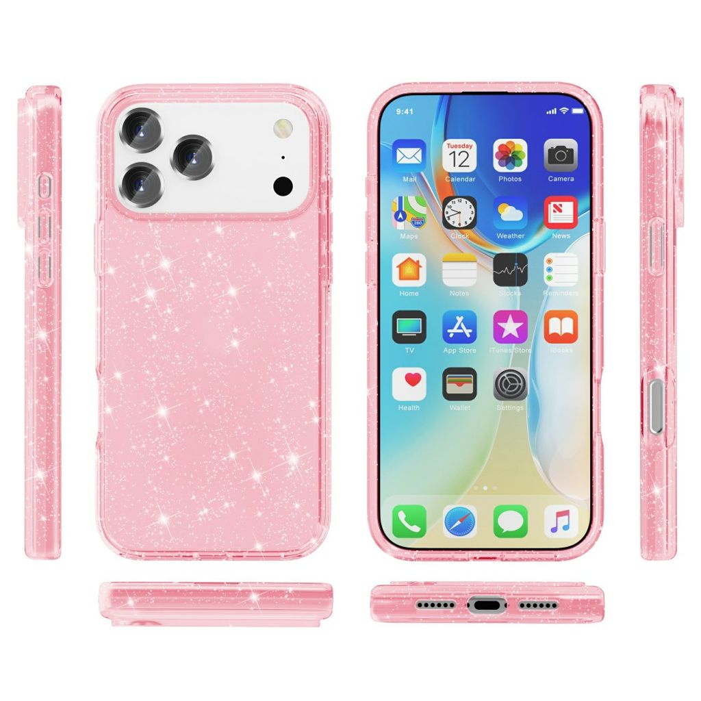 iPhone 17 Pro Acrylic Phone Case - Pink