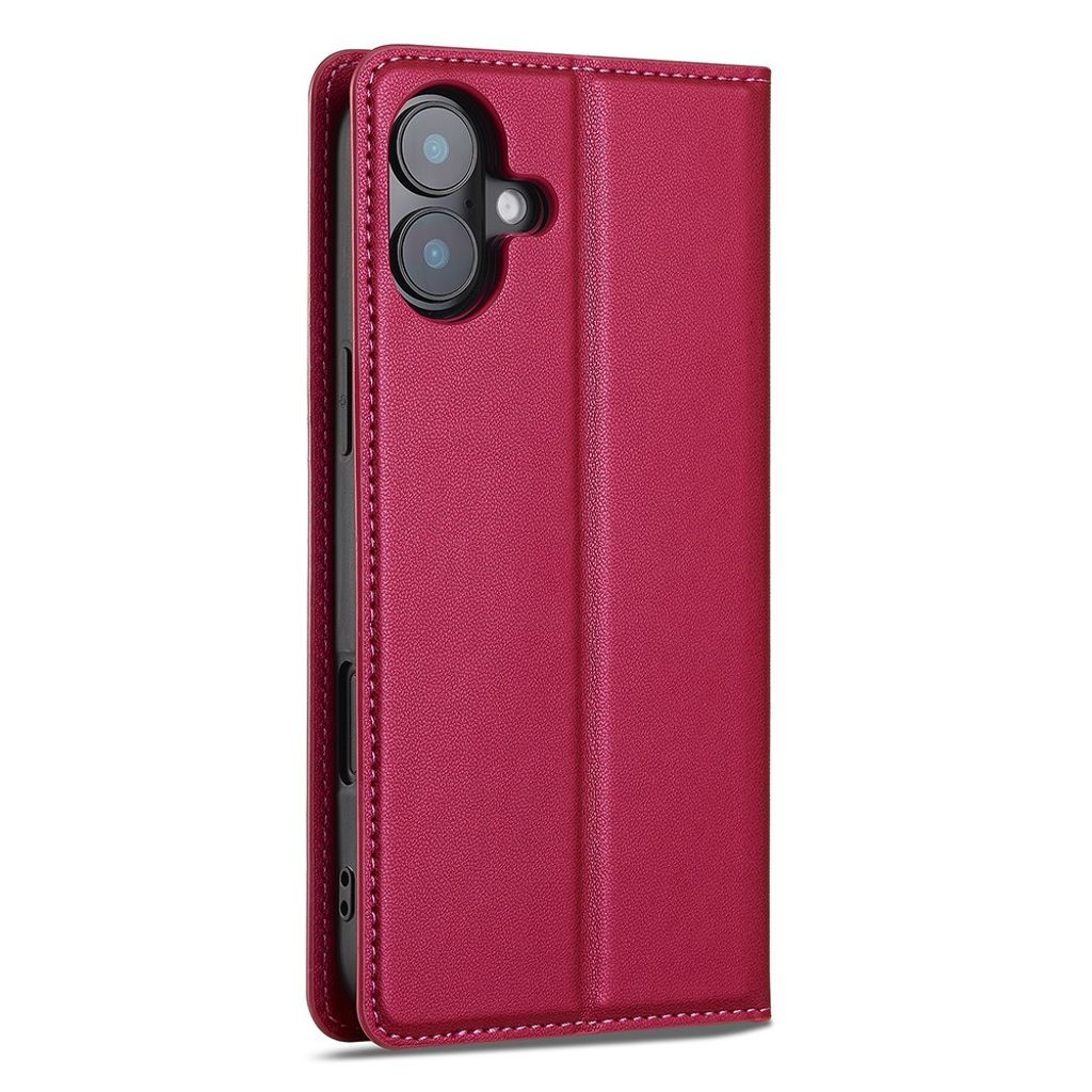 LC.IMEEKE iPhone 17 lompakkokotelo - vaaleanpunainen
