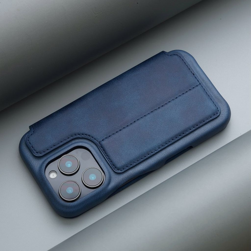 LC.IMEEKE iPhone 16 Pro Etui med Stativ - Blå