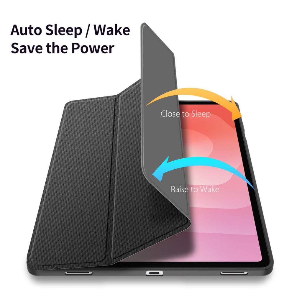 DUX DUCIS Samsung Galaxy Tab S12 Plus Tri-fold stativfodral - Svart